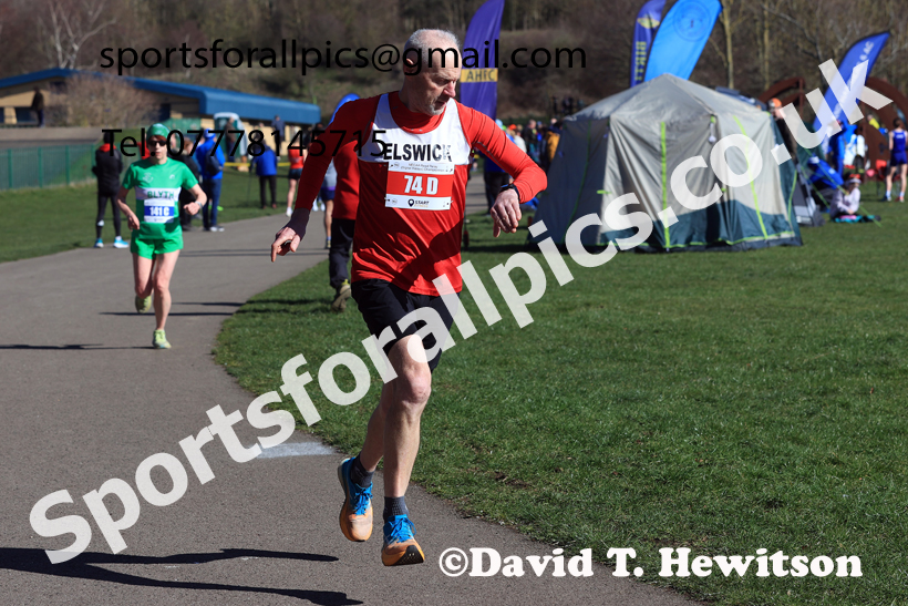 Masters Men Over-50s, 2026 NECAA Royal Signals Road Relays, Hetton Lyons Country Park, Hetton le Hole. Photo: David T. Hewitson/Sports for All Pics